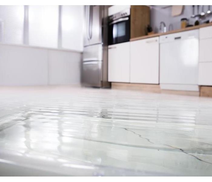 Flooded kitchen from appliance