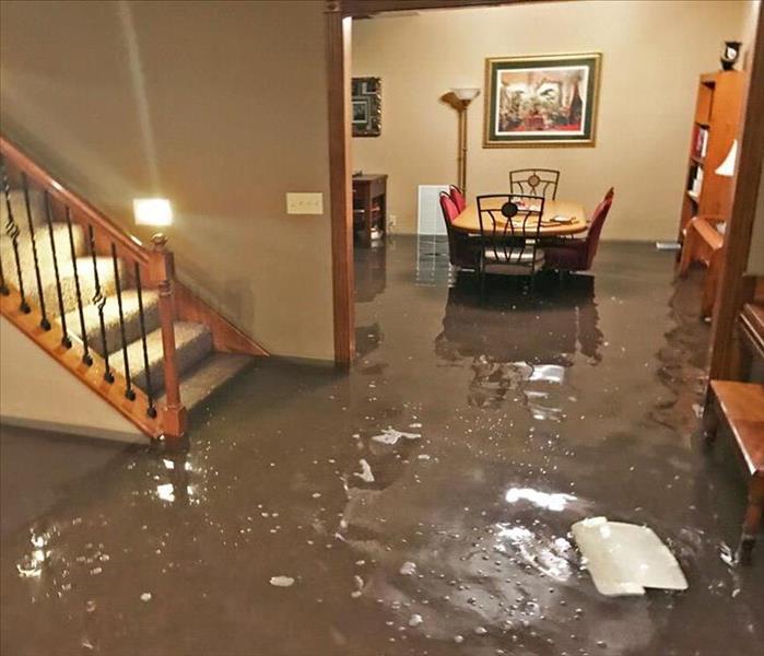 Home flooded by storm water in Tampa